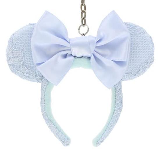 

Minnie Mouse Headband Keychain Blue Ever After Tokyo Disney Resort Exclusive Keychain Happy Blue синий