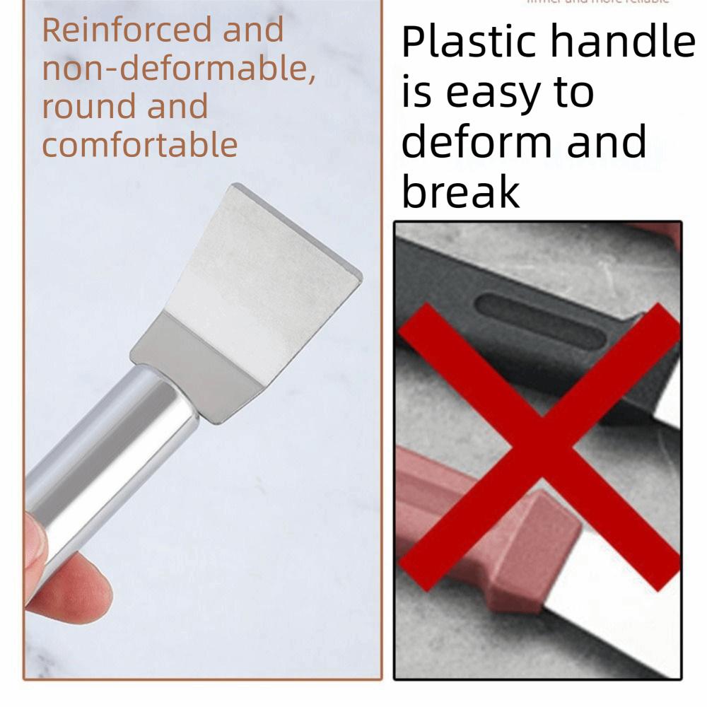 2 Stück Multifunktionaler Küchenreinigungsschaber Schwerlast-Klebstoffschaber Schneeschaufel Bodenreinigung