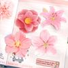 Memo Pad Flower Sakura Shape Pink Notepad Sticky Adhesive Kawaii Memo for Decoration Student Stationery School Supplies