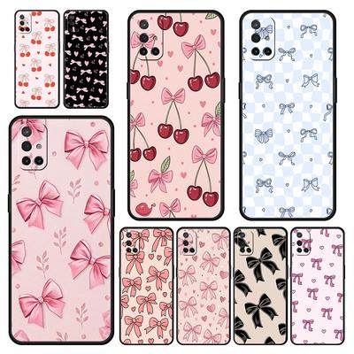 Cute Pink Heart Bow Phone Case For OnePlus 13 12 11 10 9 8 7T Pro 13R 12R 10R 9RT 8T Nord N200 N30 2T CE 2 3 5G Lite Soft Cover