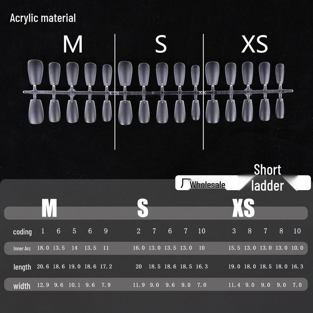 Clear Nail Tips - Almond, Oval, Stiletto, Round Shapes - European & American Popular Series