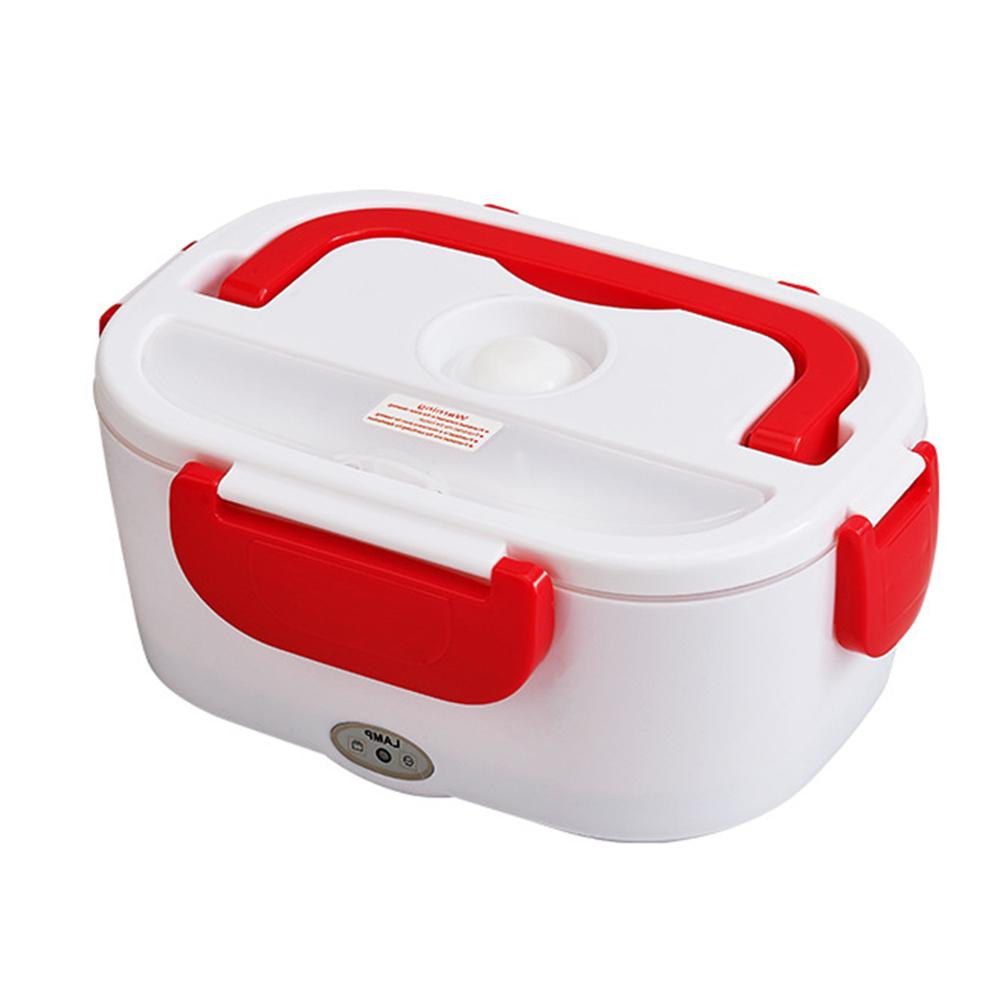 Electric Heated Lunch Box, Car Picnic Food Heating Heater, Stainless Steel Food Warmer Container Dual Use