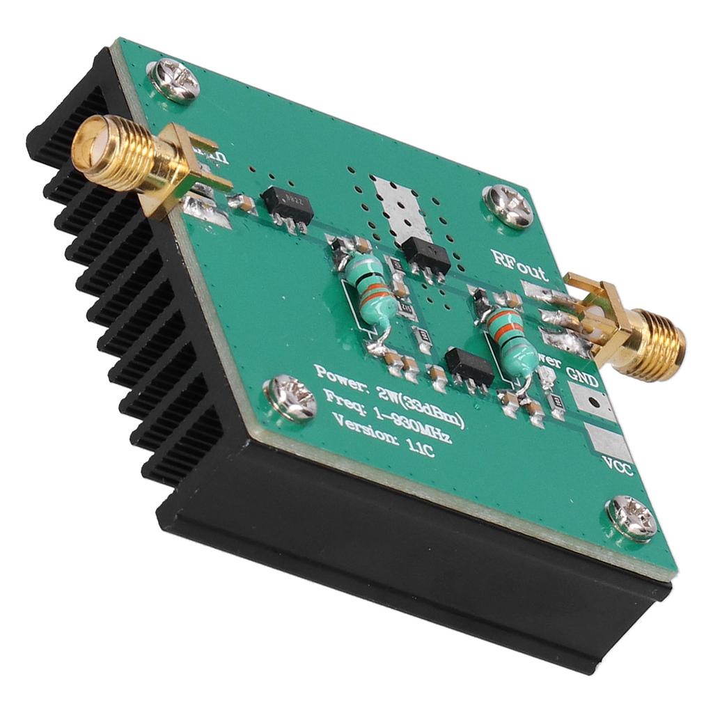 12VDC RF Power Wideband Amplifier Amplification Module 1 930MHz Working Frequency 2.0W