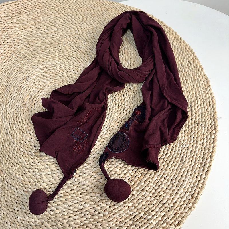 

Шовкова трикутна хустка в стилі ретро - Жіночий тонкий літній аксесуар для шиї