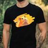 Mens Playful Hamster Print Cotton T-Shirt Size XS To 5XL-