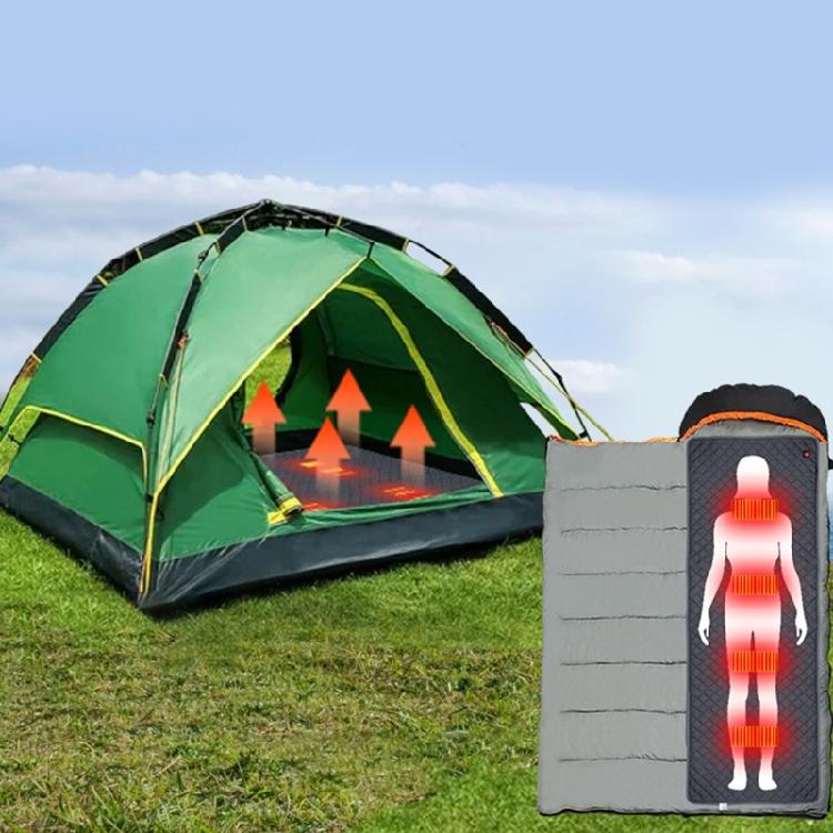 Camping Beheizbare Schlafsackmatte Outdoor Beheizbare Decke USB-Heizer Elektrische Heizdecke für Zelt Outdoor Camping