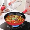 Yoshida 32cm Roter Antihaft-Wok