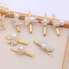 Diamond-Set Pearl Hairpin, Duckbill Clip, Creative Hairpin, Cold Wind Hair Accessories, Girl Wind Bangs