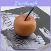 Wooden Apple Aromatherapy Car Diffuser With Incense Holder For Office And Home Decor