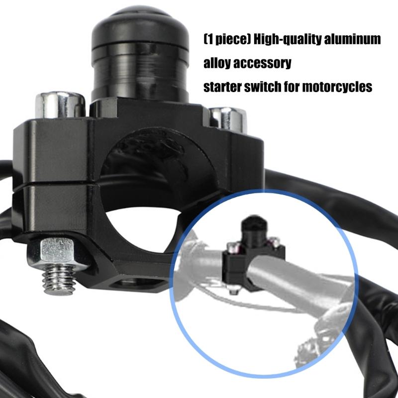 Quick Install Motorcycle Switches Handlebar Mount Horn Headlight Strobe Momentary Button Fuel Efficient Ergonomic Grip