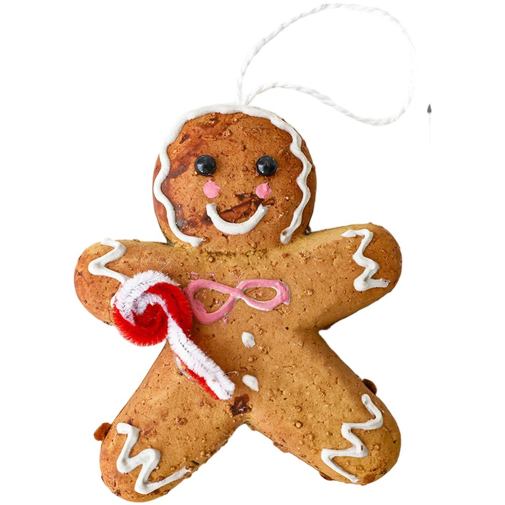 Holiday Foam Ornaments Set of 6 Featuring Snowflake Star Cookie Man Ball for Christmas Tree Decoration and DIY Crafts