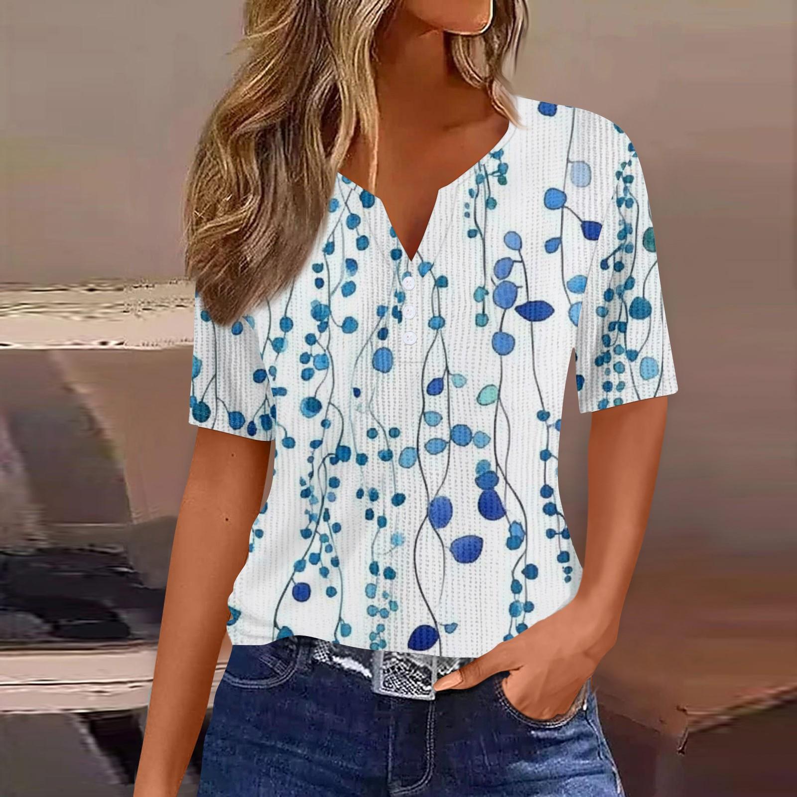 

Женская футболка с коротким рукавом и принтом в полоску и воротником-стойкой XL