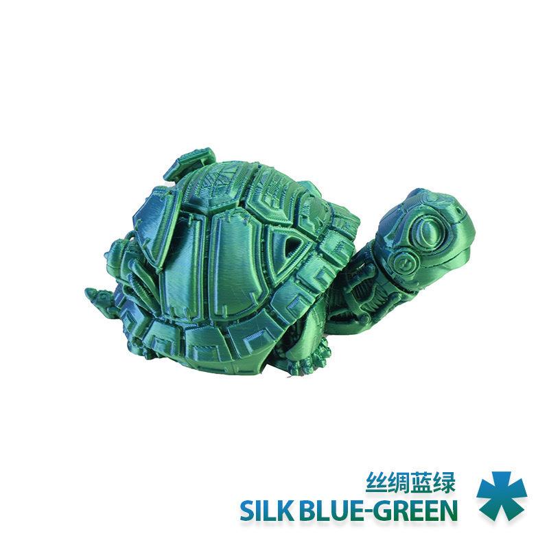 

3D Printing Cyberpunk Tortoise Integrated Joint Retractable Movable Model Decoration Gift зелений