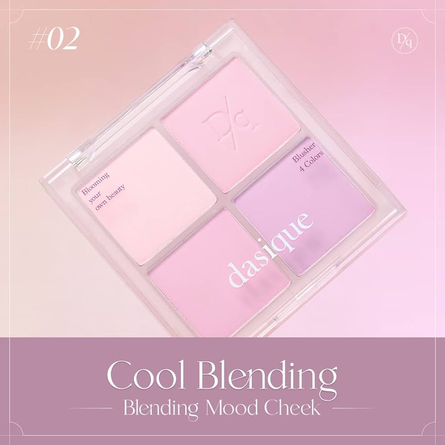 DASIQUE Blending Mood Cheek Blusher, Makijaż, KBeauty, Koreańskie kosmetyki, próbka