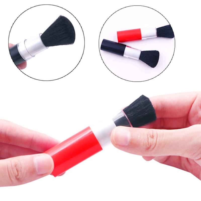 2Pack Rotating Keyboard Cleaner Brush Professional Camera Lens Cleaning Tool ABS Material Portable Office Gadget
