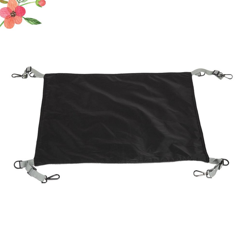 Black Waterproof Cat Hammock Sturdy Space Saving Removable Pet Sleeping Mat Eco Friendly Cat Lounger for Cats and Kittens