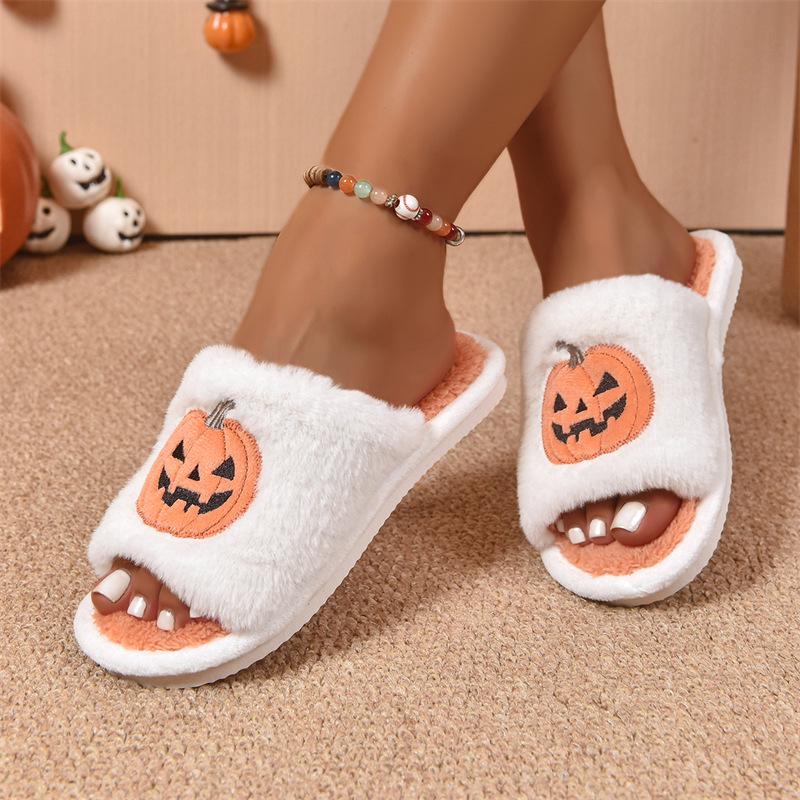 New Cute Cartoon Non-Slip Indoor Cotton Couple Slippers for Men and Women