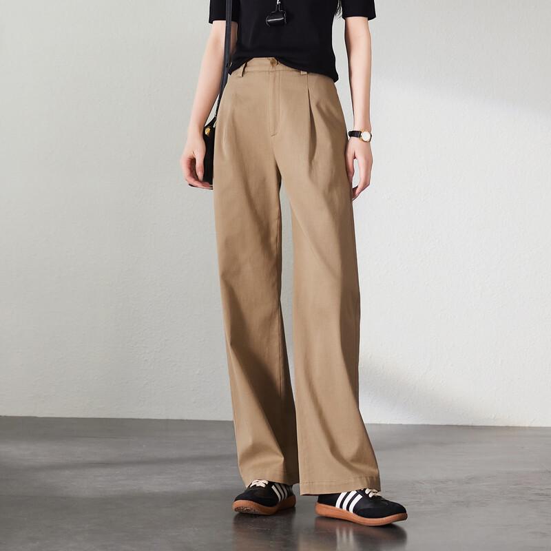 

SOFSIL Women s High-Waist Straight-Leg Casual Trousers 28/L