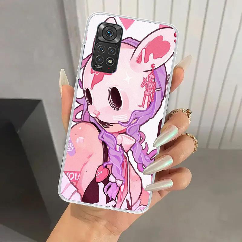 

Cute Anime Girl INS Phone Case for Xiaomi Redmi Note 15 14 14S 13 12S 12 Pro 11S 11 Plus 11T 11E 10S Soft Funda Print Shell Redm Redmi Note 13 Pro 5G