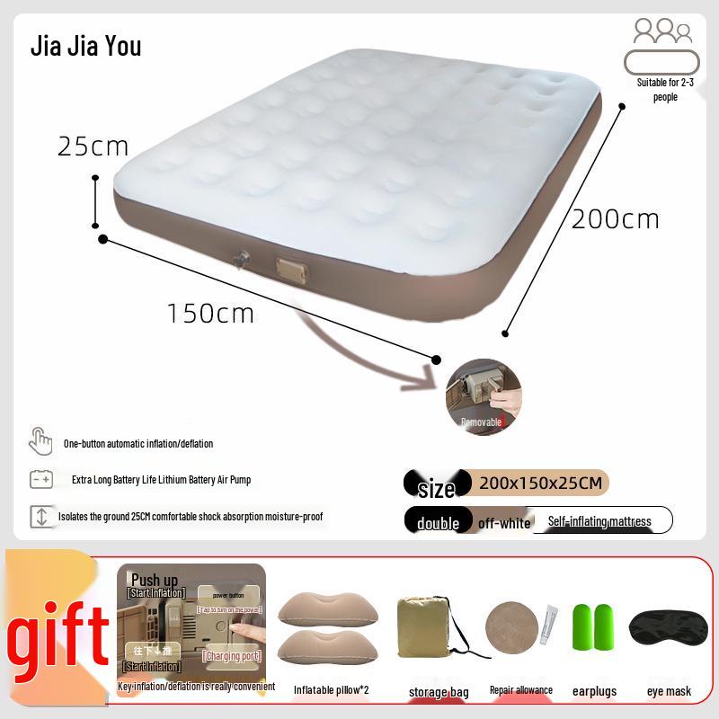 Automatic Inflatable Camping Mattress for Outdoor Travel and Tent Use