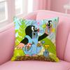 T-The Little MoleS Cushion Cover Home & Car Multi-Scene Pillow Cover - Reversible, Soft & Durable for Daily Use