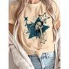 Womens Fashion Freya Skye Print Short Sleeve T Shirt 90s Graphic Vintage Tshirt Women Gothic Y2k Tshirt Streetwear Clothes