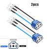 2 PCS H4 HB2 9003 Wiring Harness Headlight Socket, Ceramic Headlight Connector for Car Fog Light Retrofit 14AWG