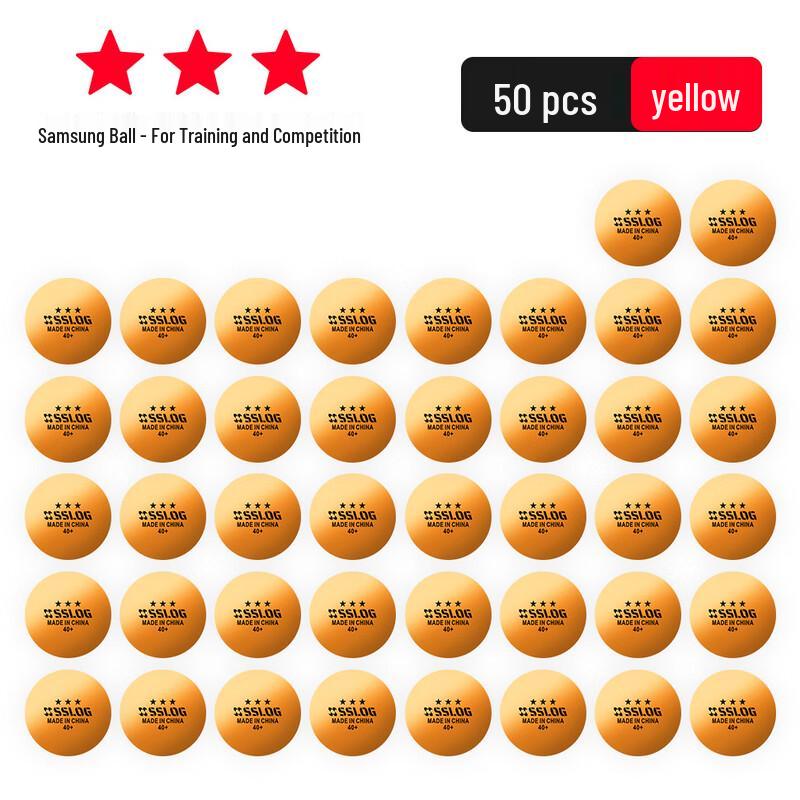 WEZHO Professional 3-Star Table Tennis Balls