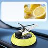 Automotive Solar Powered Rotating Diffuser with Helicopter Design for Aroma Diffusion and Neutralization in Car Interiors