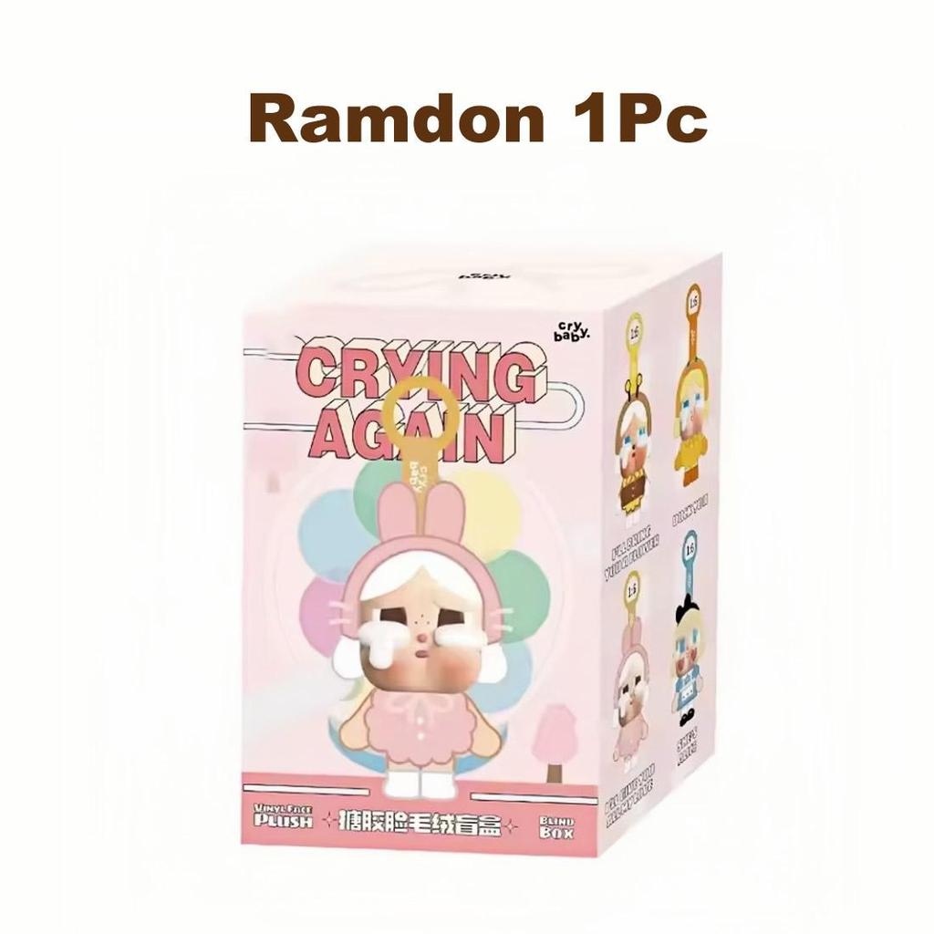 Crybaby Crying Again Series Blind Box Vinyl Face Doll Keychains Pendant Decoration Mystery Bag Plush Toy Birthday Gift