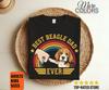 Best Beagle Dad Ever Vintage Puppy Lover Shirt Retro Dog Owner Tee Father's Day Gift Hound Parent Graphic Apparel