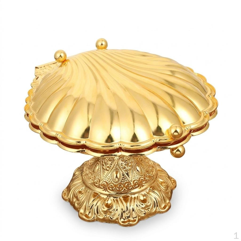 Frutero de cocina moderno con base, dorado hierro forjado, centro mesa lujo, estilo