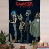 Retro Gorillaz Poster Musikdrucke Gedruckte Große Wandteppiche Hängend Tarot Hippie Wandteppiche Schlafsaal Günstig Hippie Wandbehang