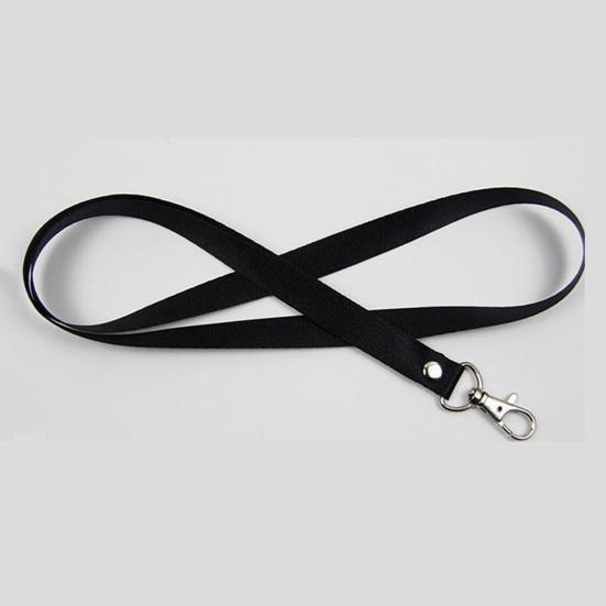 Lanyard Einfarbig Reißfestes Nylonseil Lanyard ID-Halter für Erwachsene