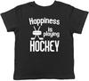 Le bonheur, c'est jouer au hockey T-shirt pour enfants Garçons Filles