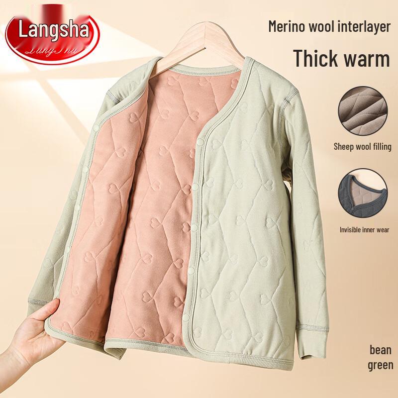 LangSha Kids' Thickened Fleece Thermal Top