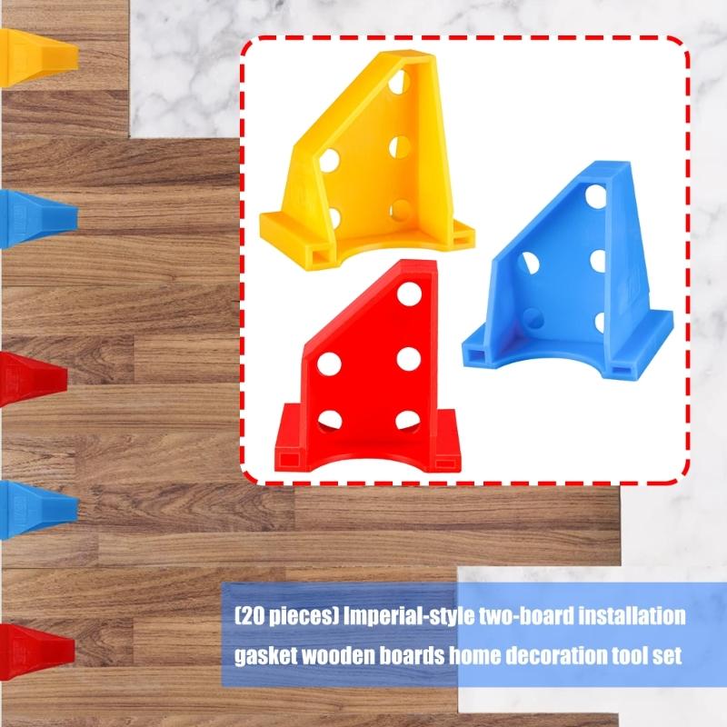 Pack Of 20 Double Head Plastic Shims For Woodworking Installation Tool Set For Home Improvement And Furniture Assembly
