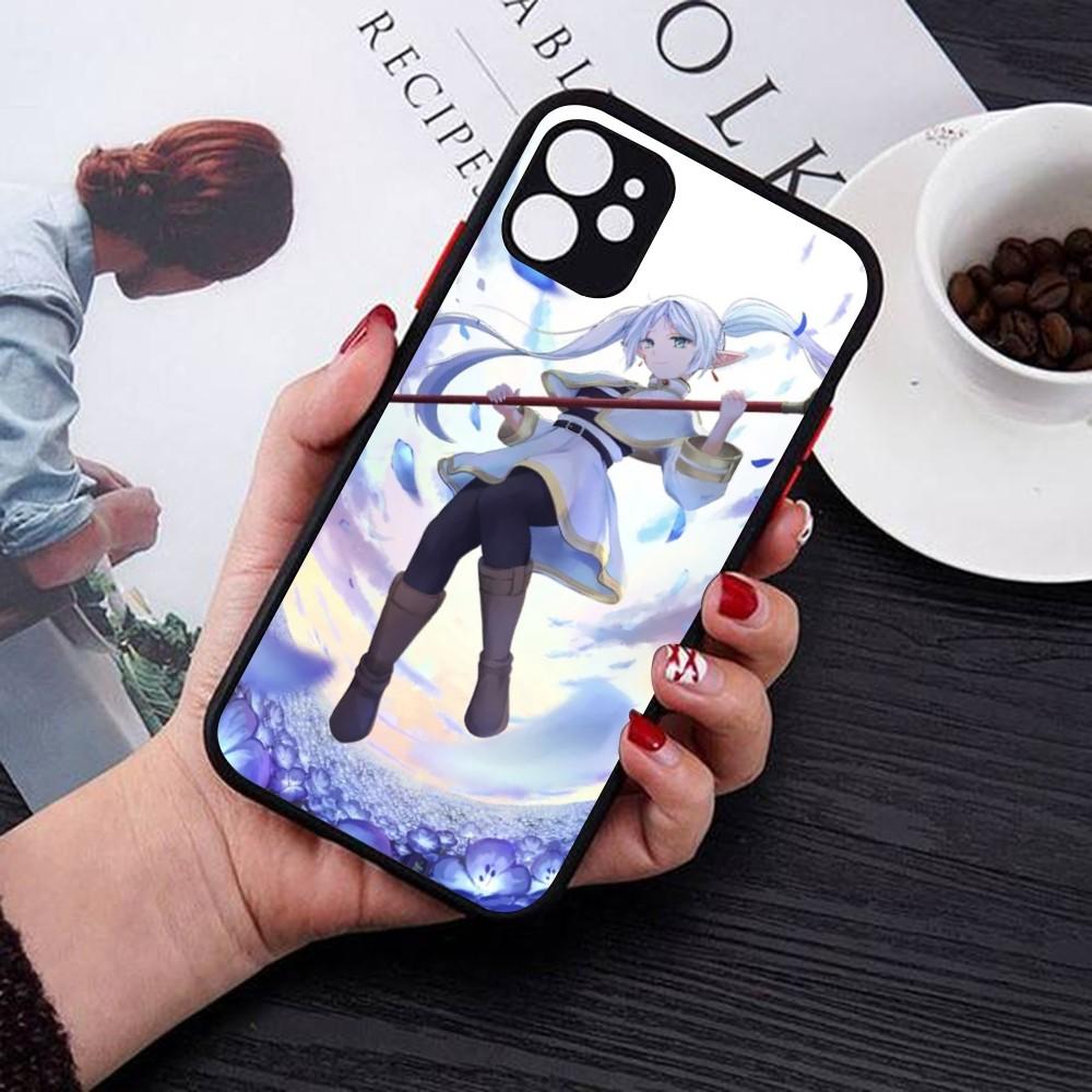 Hot Japan Anime Comics Frieren Phone Case For IPhone 14 11 12 13 Mini Pro Max 8 7 Plus X XR XS MAX Translucent Matte Cover