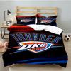 Oklahoma Sports Team 3pcs Bedding Set,Including 1pc Duvet Cover And 2pcs Pillowcases Perfect Gift for Christmas,Ideal for Bedroom, Dormitory