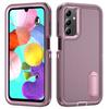 3 In 1 Heavy Armor Defend Phone Case For Samsung Galaxy A16 A06 A15 A14 A54 A26 A36 A56 A17 A27 A37 5G Plastic Frame TPU Cover