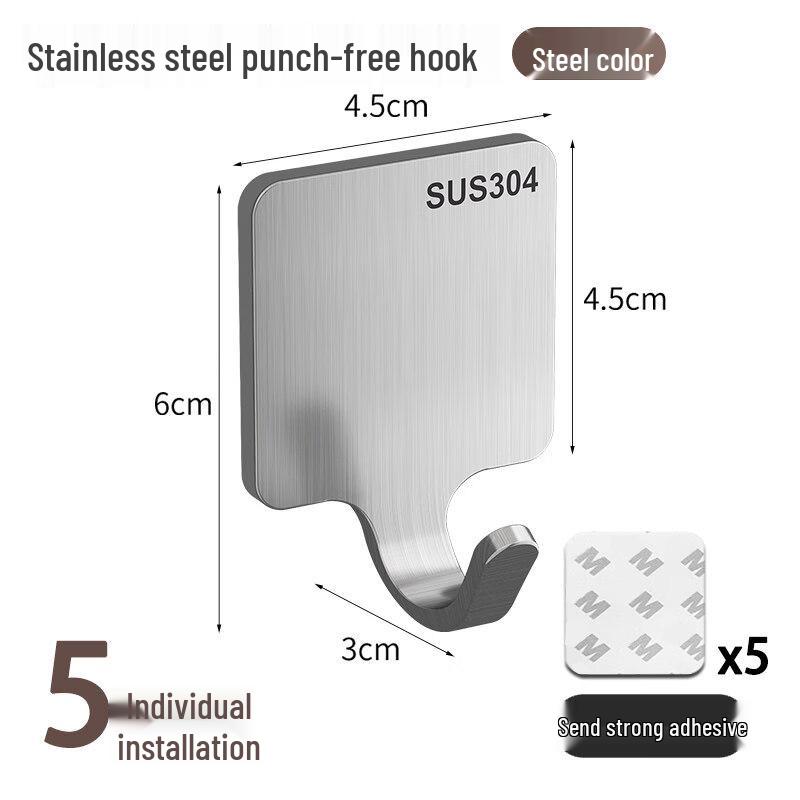 LIEI 304 Stainless Steel Adhesive Hook