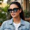 European And American Fashion New Cat Eye Sunglasses Retro Trend Versatile Men'S And Women'S Casual Sunglasses Uv-Proof Glasses
