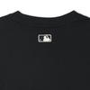 New MLB Drop Shoulder Sleeve T Shirt Women's Black 3FTSB0543-50BKS