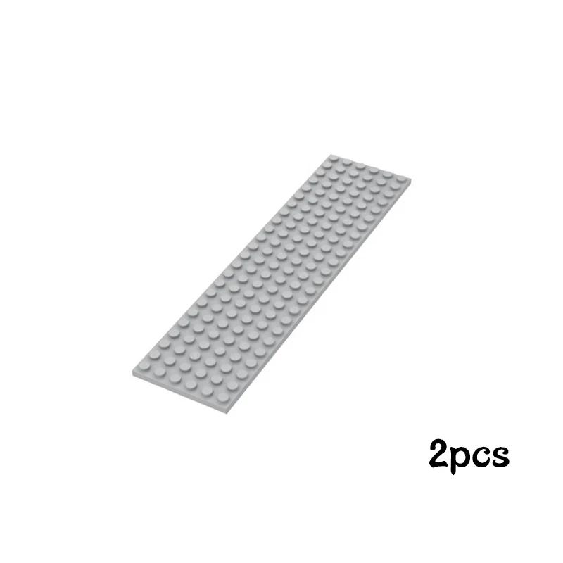 

Non-Toxic 2Pcs 6X24 Dot Plate Size Moc Assemble Particles Diy Building Blocks 6*24 Figures Bricks 3026 Educational Creative Toy For Kid