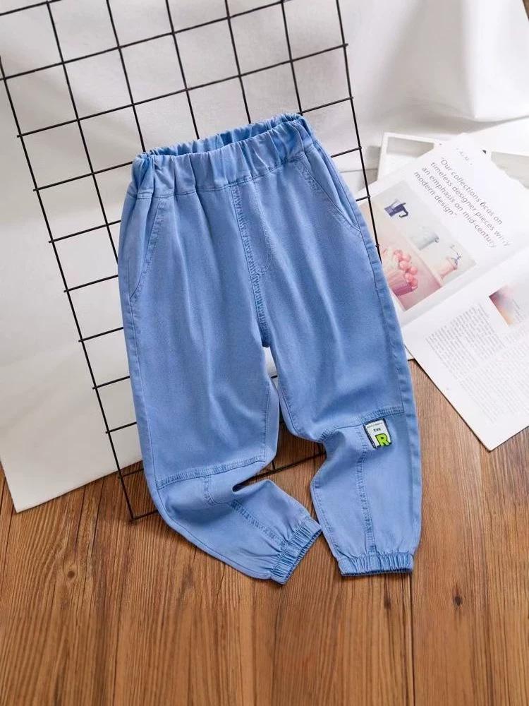 2026 Boys' Spring/Autumn Casual Trousers - Trendy Long Pants for Medium & Large Kids