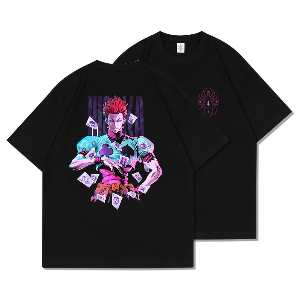 Japanese Anime Hunter X Hunter Nishio Printed Tshirt Unisexs and Womens Tshirt Unisexs Top Sports Tshirt Unisexs Tshirt Summer S