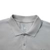 Li-Ning Comfortable Casual Minimalist Solid Color Versatile Moisture-Wicking Short Sleeve Polo Shirt Men Polo Shirts Ultimate-Gray APLV083-20