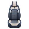 High-End Nappa Leather Ice Silk Car Seat Cushion - Universal Fit, Luxurious Summer Comfort.