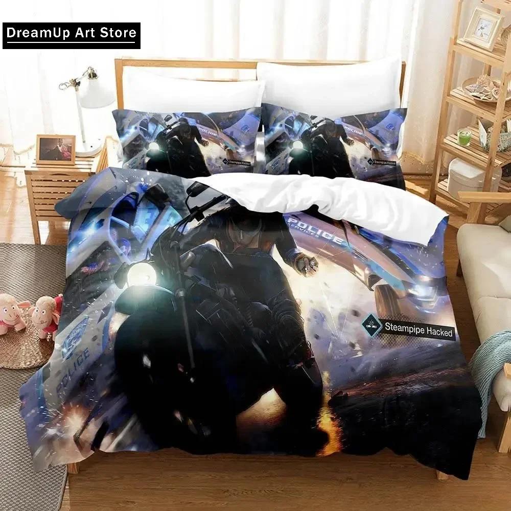 3d Print Game Watch Dogs Bedding Set Cute Quilt Cover Bed Cover With Pillowcase Twin Single Queen King Size Boys Adult Home