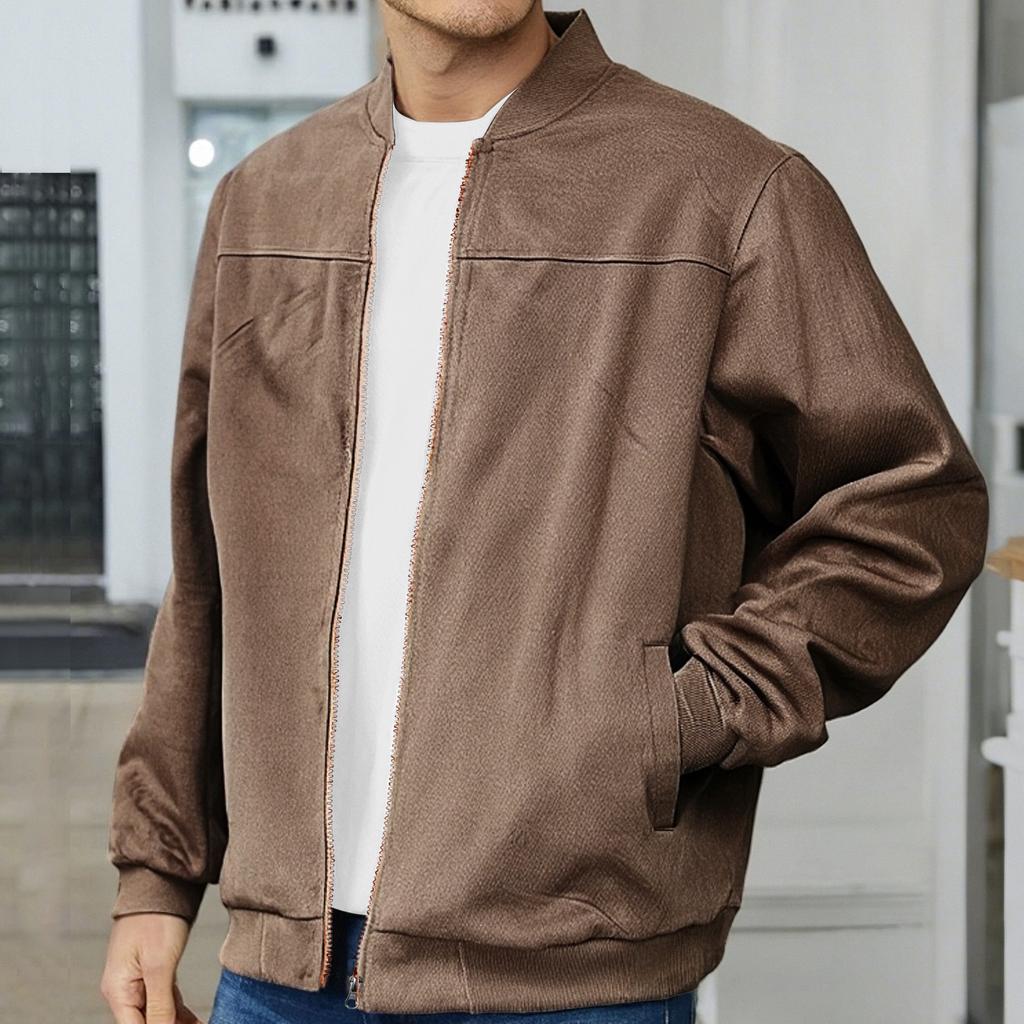 Men's  Fashion  Leisure  Zipper  Long Sleeves  Cardigan  Jacket  Coat